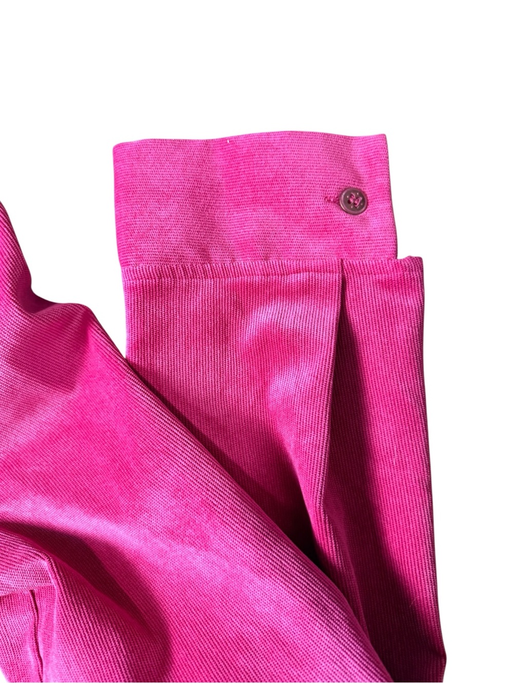 Rebecca Malone Hot Pink Pintuck Button Down Blouse Size 6 Y2K Retro - Picture 5 of 10
